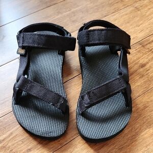 Teva Black Adjustable Sandals